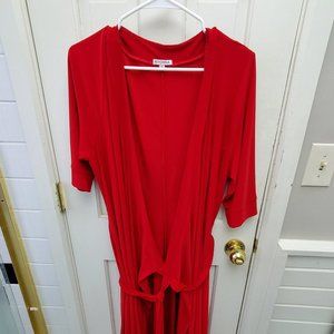 Size 3 Kiyonna red wrap dress!